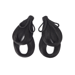 汉服头饰假发古风发包一体式全套头饰盘发发髻古装明制懒人垫发包