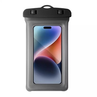 手机防水袋可触屏游泳潜水挂脖密封套户外漂流带气囊旅游专用装备