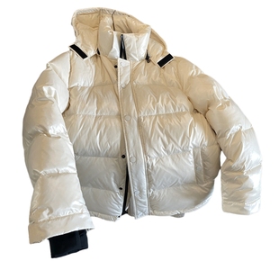 自留~加拿大Ari super puff桦树白柔光亮面五格泡芙鹅绒羽绒服