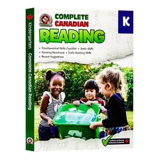 加拿大套装阅读系列练习册幼儿园Complete Canadian Reading Kindergarten英文原版教辅学习工具书Canadian Curriculum Press出版