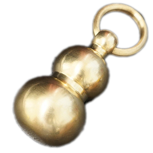 顺记五金 EDC94 葫芦（福禄）纯铜钥匙扣挂坠 财布挂饰 吉祥如意