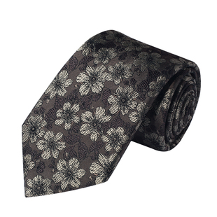 WILLIAM MILTON国潮幽兰真丝手打领带男士高端商务轻奢配饰礼盒装