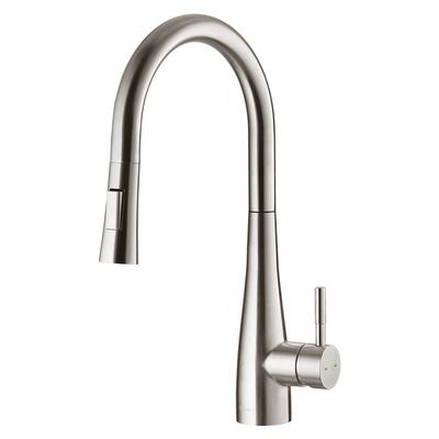 美国TRU防指纹抽拉式冷热水龙头