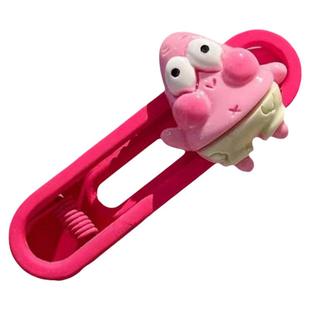 （可爱派大星发夹）卡通女生儿童多巴胺风海绵宝宝甜美刘海发夹