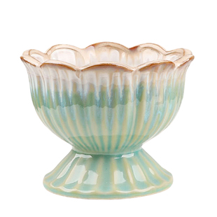 陶瓷花盆手捧花高筒火锅盆莲花盆新款老桩花盆大口径便宜处理清仓