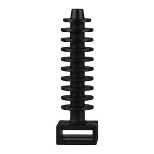 CH挡带固定座电缆线束器螺旋钻孔式束线卡壁虎型尼龙扎线卡扣螺丝