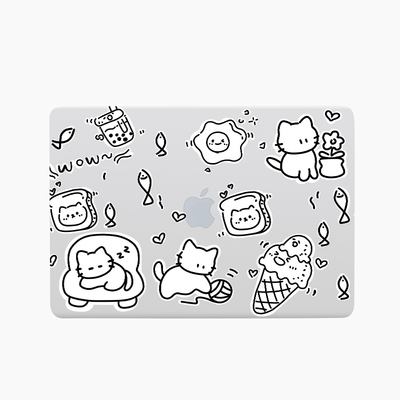 磨砂透彩苹果笔记本保护壳