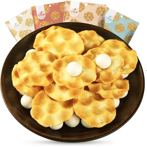 红谷林小石子饼石头饼石子饼干追剧非油炸非膨化健康解馋小零食