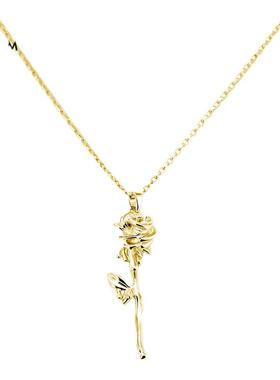 Dream＆Radio小王子的玫瑰金属吊坠项链女24新款爆款T恤卫衣配饰