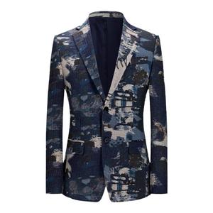 本派benpai亚麻面料丹青手工西服