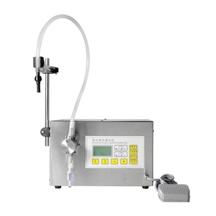 QH-G25A半自动液体定量灌装机白酒牛奶精油面膜酱油磁力泵分装机