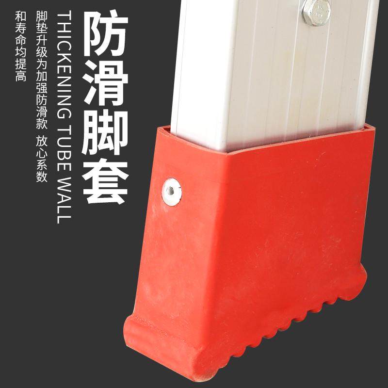 加厚铝合金人字升降梯家用折叠楼梯工程梯双面抽拉伸缩铝合金梯子