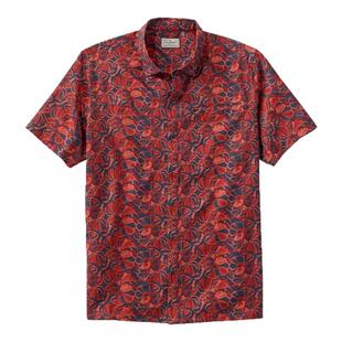 L.L. Bean宾恩男士衬衫短袖半截袖衬衣花衬衫沙滩衣透气快干美版