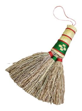 迷你高粱苗小笤帚五帝钱童车挂饰