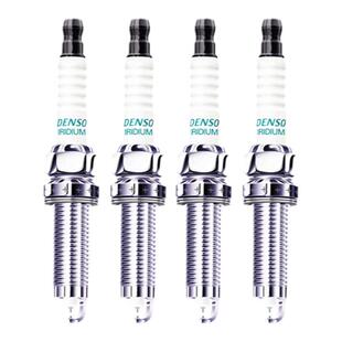 电装双铂金火花塞PQ20TT适配骏捷比亚迪F3雨燕天语长安CS75帝豪