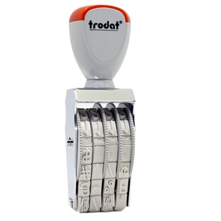 4位数字组合印章0-9可调档案年份超市烟草价格章卓达1554转轮印