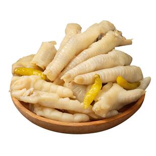 泡椒凤爪重庆特产野山椒鸡爪卤泡熟食休闲零食非无骨鸡爪独立包装