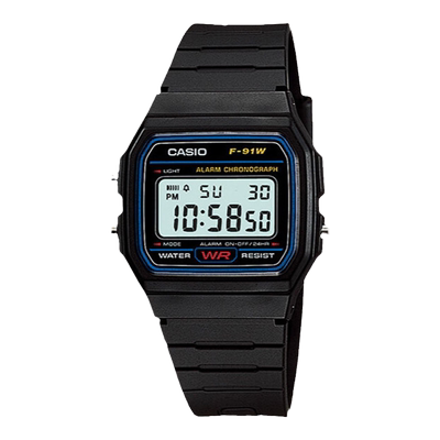 卡西欧复古简约学生电子小方表