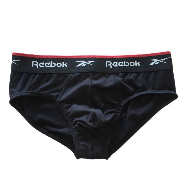 reebok锐步运动男士三角内裤户外健身速干防磨底裤 网孔囊袋 泳裤