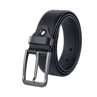 梦特娇男士皮带针扣腰带潮新款休闲中年轻人牛皮男式裤带