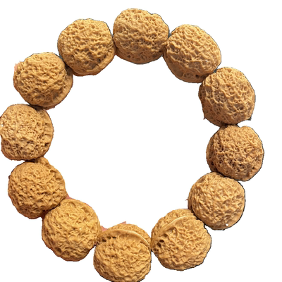 野生八棱磨盘核桃18颗小手串秋子