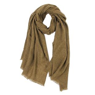 出口欧洲高原100%纯牦牛绒围巾披肩男女通用款秋冬季百搭保暖绒感