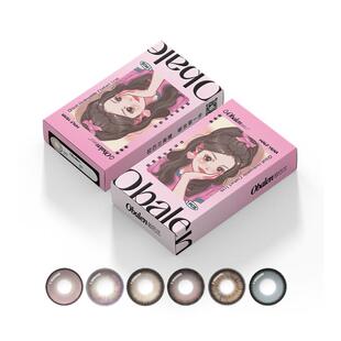 【捡漏经典花色】Obalen欧巴兰半年抛美瞳小直径彩色隐形眼镜2片