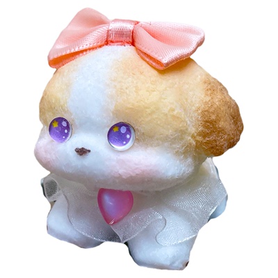 安布家原创纯手工小狗捏捏乐食品级硅胶安全无毒DIY硅胶小狗玩具