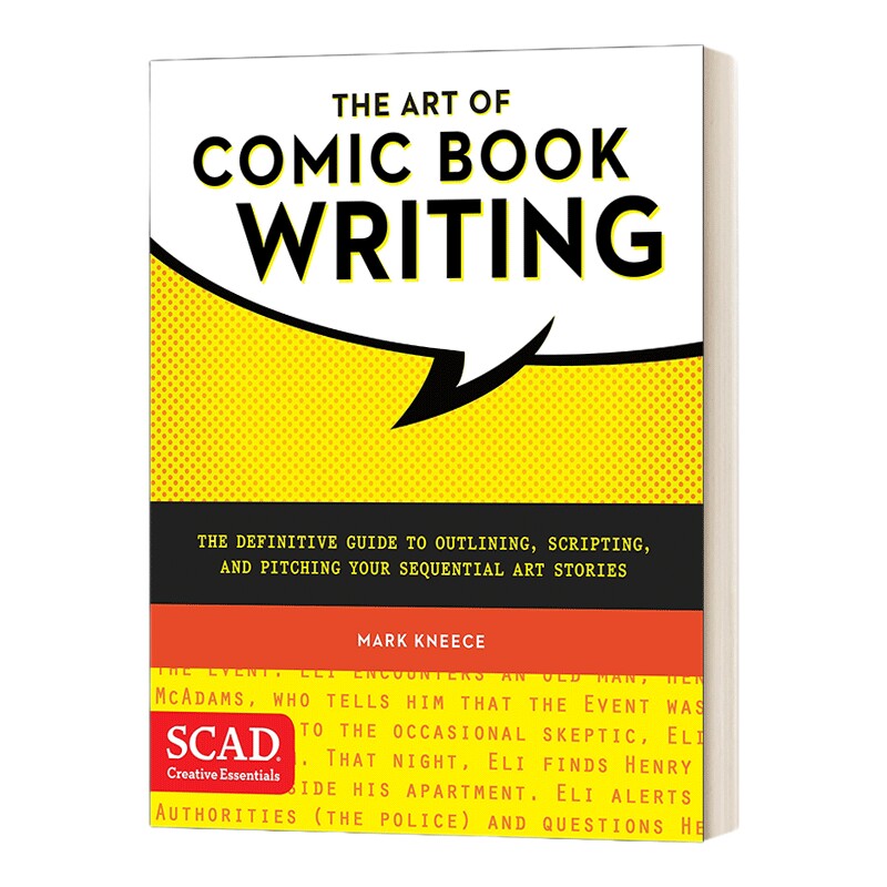 英文原版 The Art of Comic Book Writing 漫画书写作艺术 概述 脚本和推销你的连续艺术故事的权威指南 英文版 进口英语原版书籍