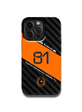 81皮亚斯特里F1迈凯伦适用iPhoneAir小米17红米K90硬iqooZ11苹果16Pro三星S25华为Nova15手机壳VivoS50全包软