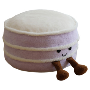 芋泥蛋糕脚凳入户门后换鞋凳可爱蒲团客厅坐墩可拆洗沙发凳脚踏