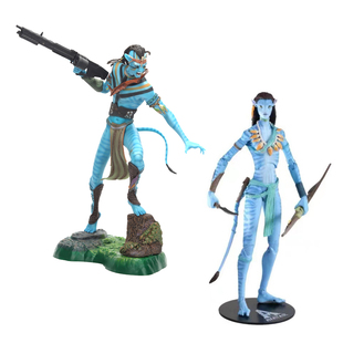 阿凡达摆件杰克萨利手办妮特丽模型纳威部落公主雕像潘多拉星周边