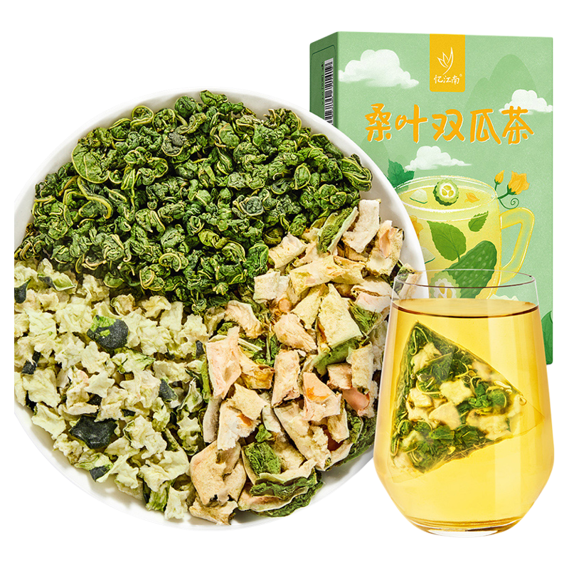 忆江南霜后桑叶双瓜茶官方旗舰店正品苦瓜干冬瓜茶养生茶茶包泡水