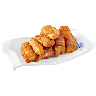 菜帮主蒜香排骨500g酒店特色菜品餐饮饭店湖南半成品油炸小吃腌制