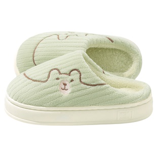 踩屎感棉拖鞋女款2025新款冬季居家居室内保暖加绒毛拖鞋男秋冬天