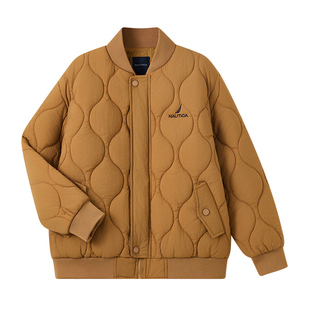 【棉服】NAUTICA童装 男女童经典夹克式儿童外套秋冬季大童轻薄款