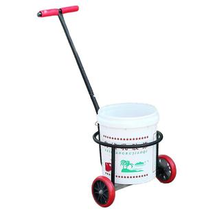 移动小推车农村倒垃圾手拉车户外倒脏水运水桶懒汉车便携式倒水车