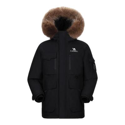 骆驼户外羽绒服冬季新款女款男款加厚保暖工装全压胶三防冲锋衣