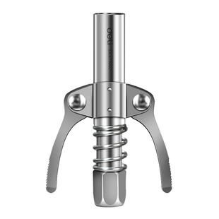 得力黄油枪嘴头黄油注油嘴枪头锁钳式高压加注油器手动黄油机配件