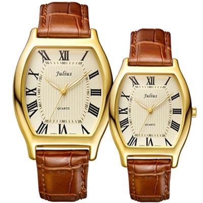 情侣女士手表聚利时复古小众轻奢