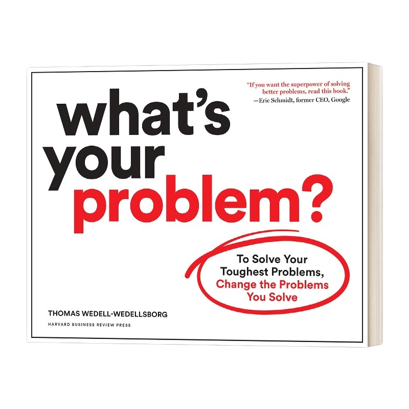 英文原版 What's Your Problem 你的问题是什么 解决棘手的问题 就改变你解决的问题 英文版 进口英语原版书籍
