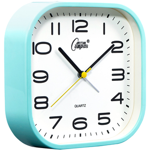 康巴丝小闹钟儿童学生床头钟卧室静音台钟起床神器时钟表简约座钟