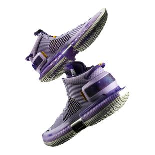 李宁正品新款男子时尚运动经典耐磨透气轻量高回弹篮球鞋ABFS011