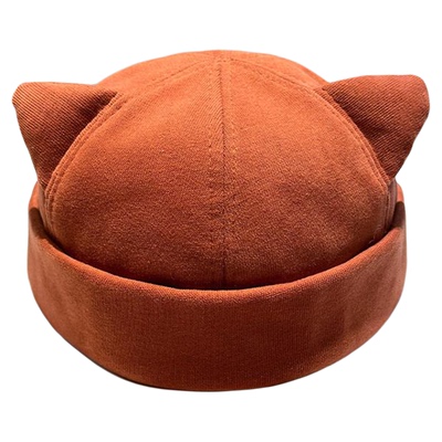 逛街地主帽女猫耳朵休闲秋冬季