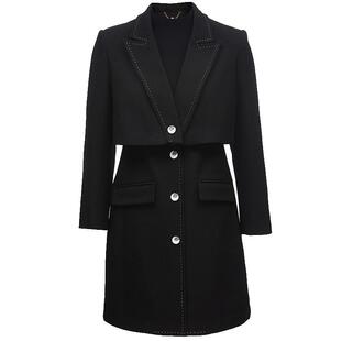 Vero Moda奥莱连衣裙2025秋季新商场同款西装外套两件套通勤风