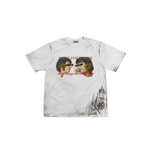 Grailz LEARL 快闪店联名限定 做旧脏染水洗人像印花短袖T恤Tee男