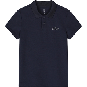 Gap男童2024春夏新款吸湿速干polo领短袖T恤儿童装洋气上衣890536