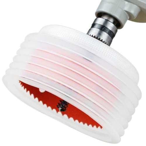 开孔器防尘罩天花板吊顶筒灯射灯打孔防尘双金属接灰碗木工石膏板