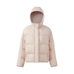 「清仓」「真90绒子含量」冬宽松连帽短款拒水鸭绒保暖防寒羽绒服