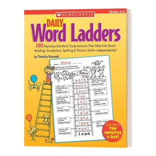 每日单词阶梯练习 2-3年级 英文原版 Daily Word Ladders Grades 2-3 英文版 进口英语原版书籍